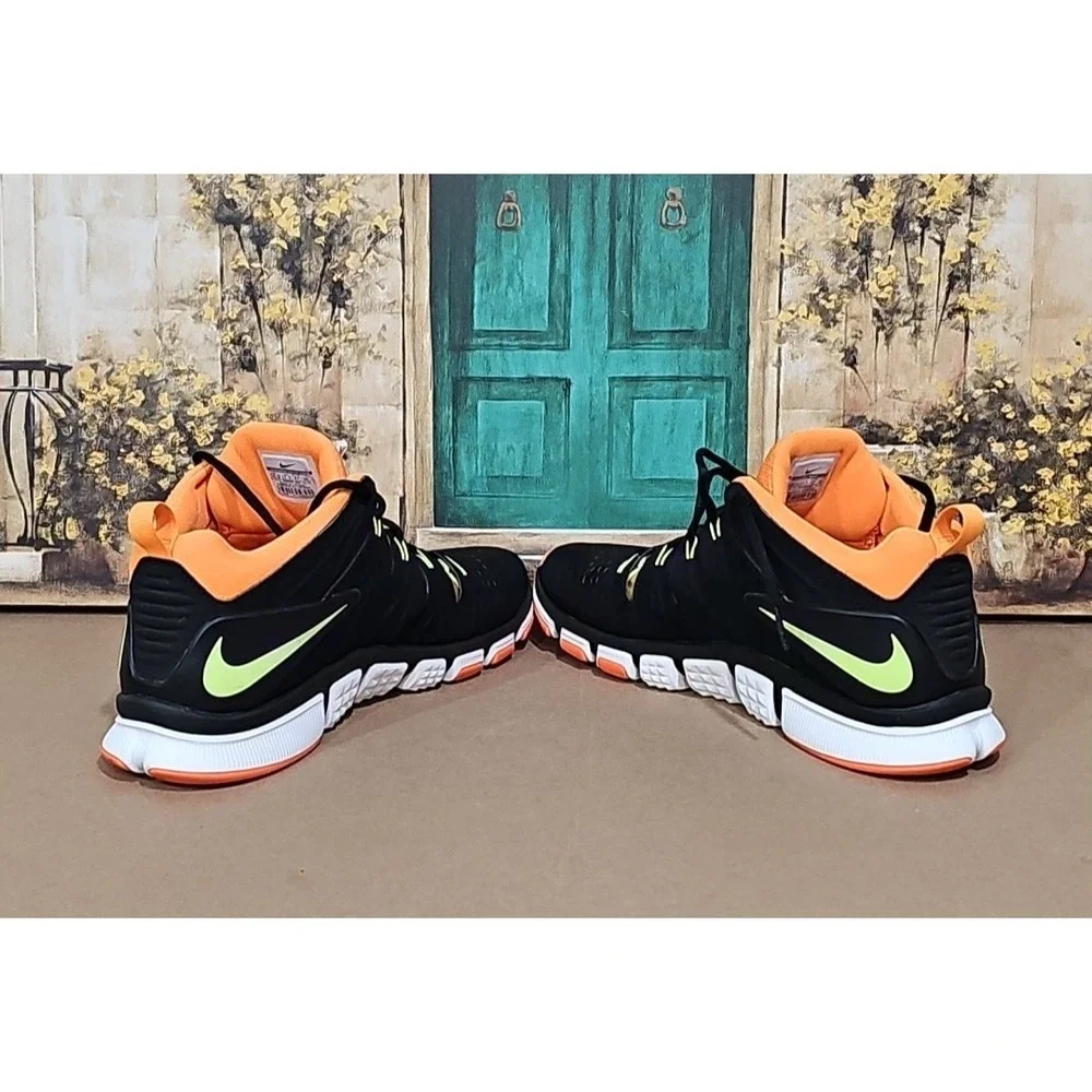 2013 Nike Free Trainer 7.0  Men's US Size 12.5 Black , Orange , Green 599087-007